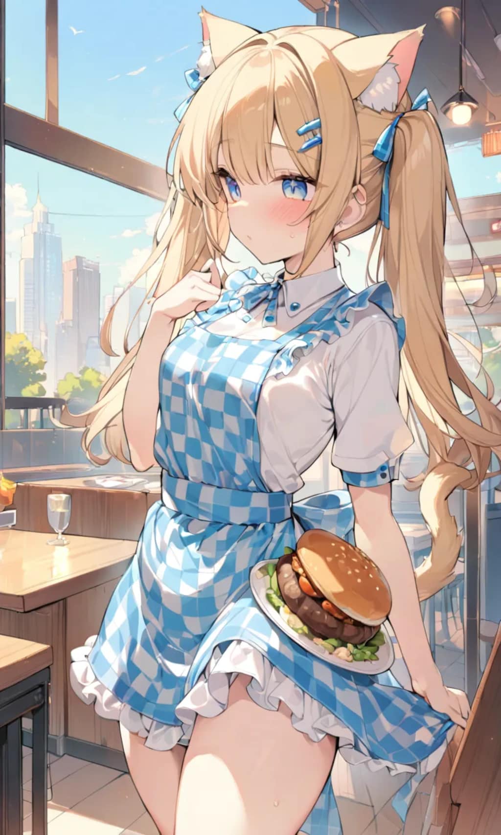 こるり「バイトです。しんどい」まや「接客はきちぃ」