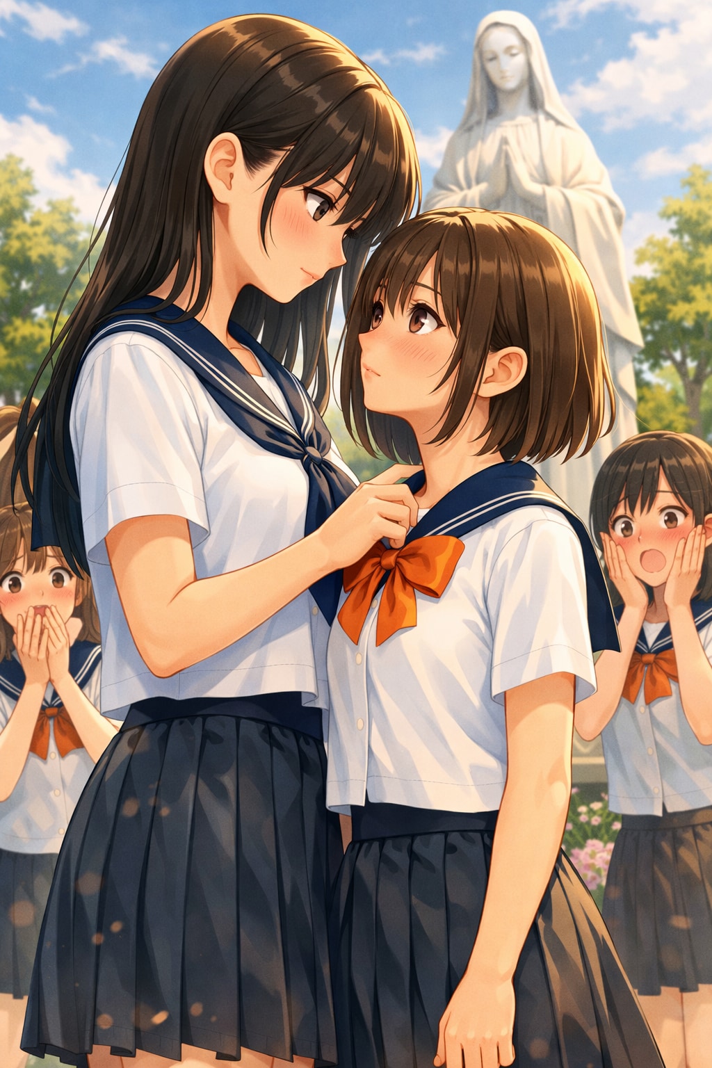 タイが曲がっていてよ。（オレンジデー　03）