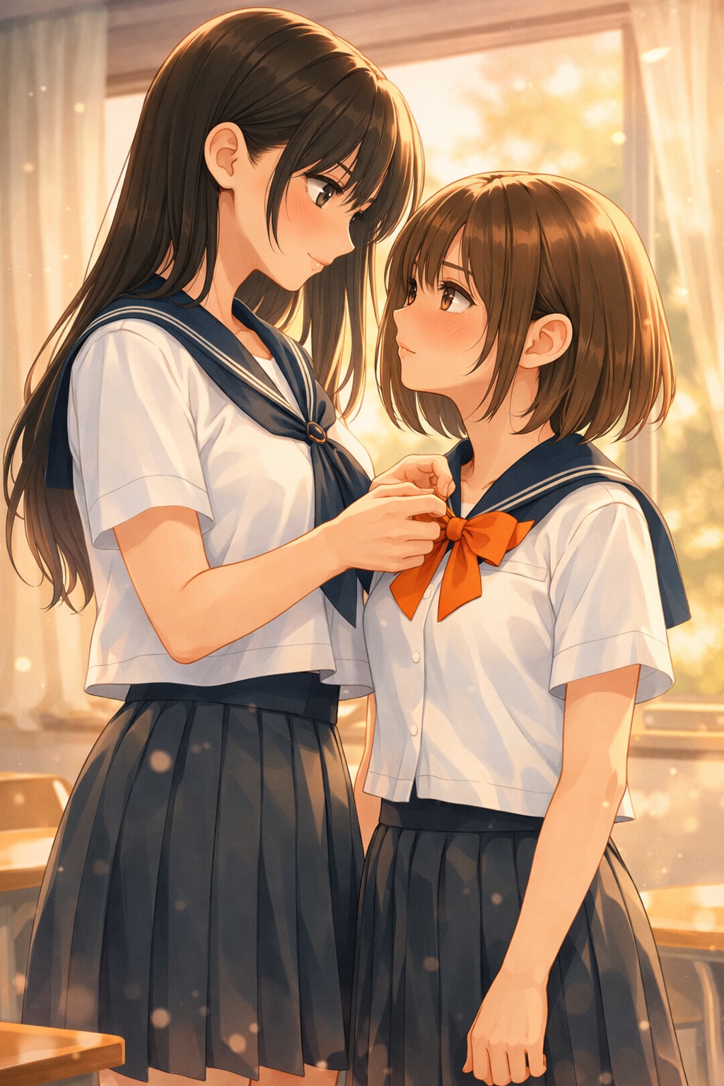 タイが曲がっていてよ。（オレンジデー　03）