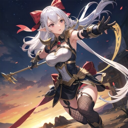 エルフ×魔法少女