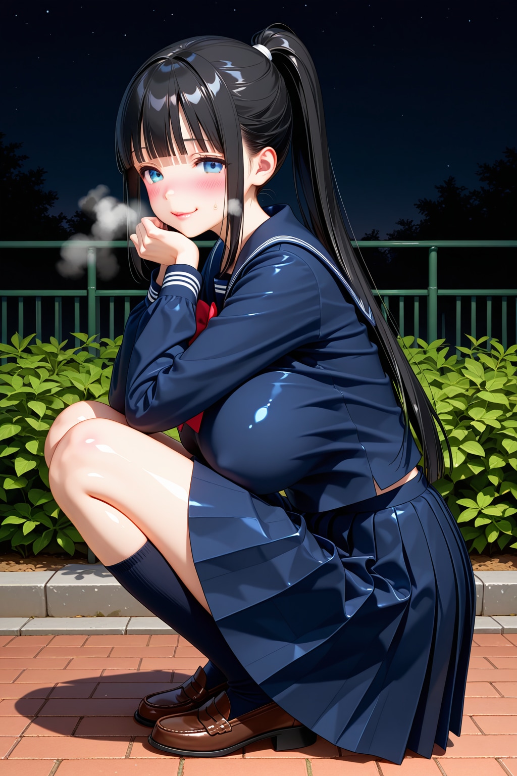 夜中は冷えますね♡