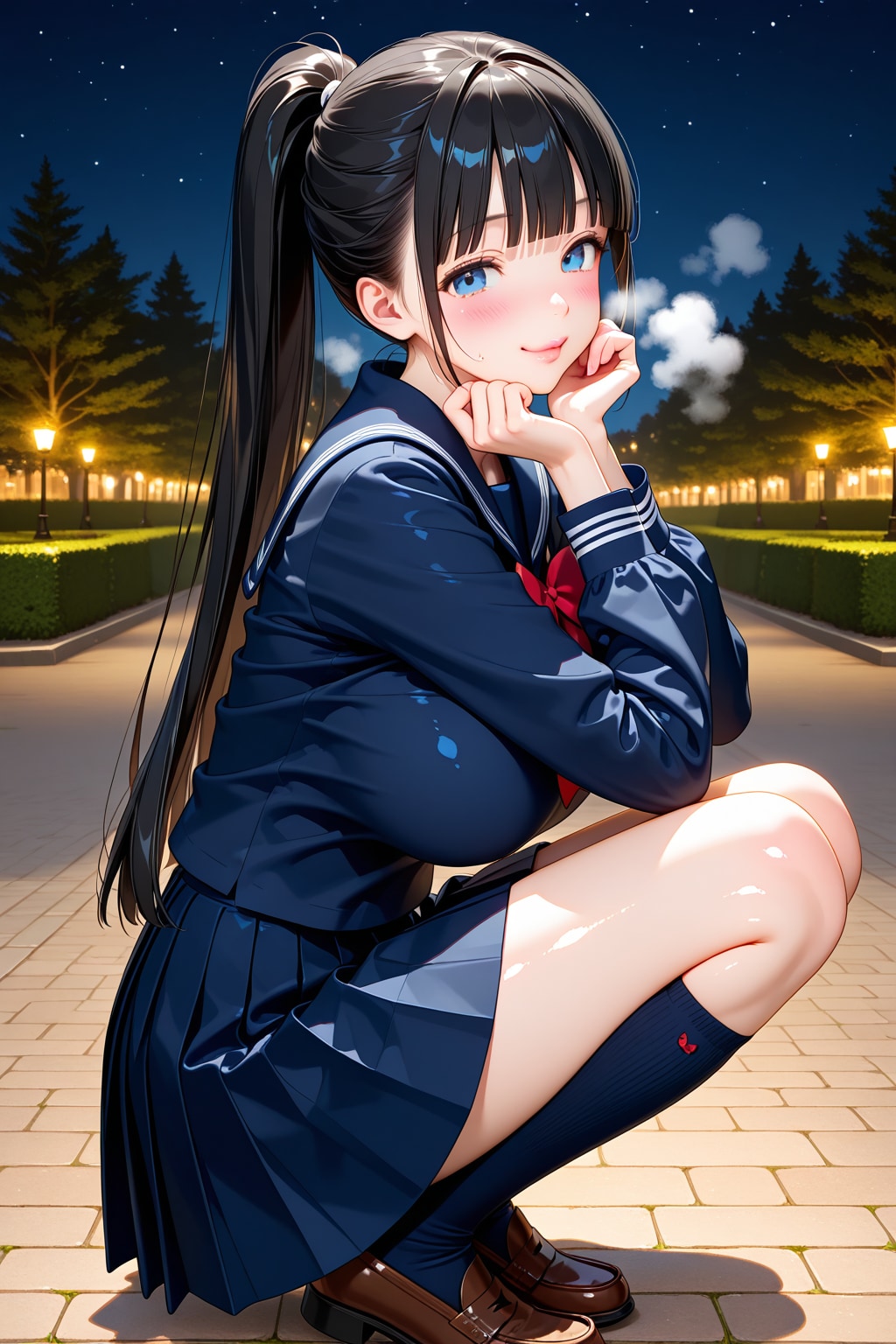 夜中は冷えますね♡ | の人気AIイラスト・グラビア