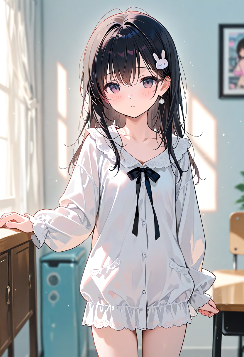 黒髪の美少女(34) | の人気AIイラスト・グラビア