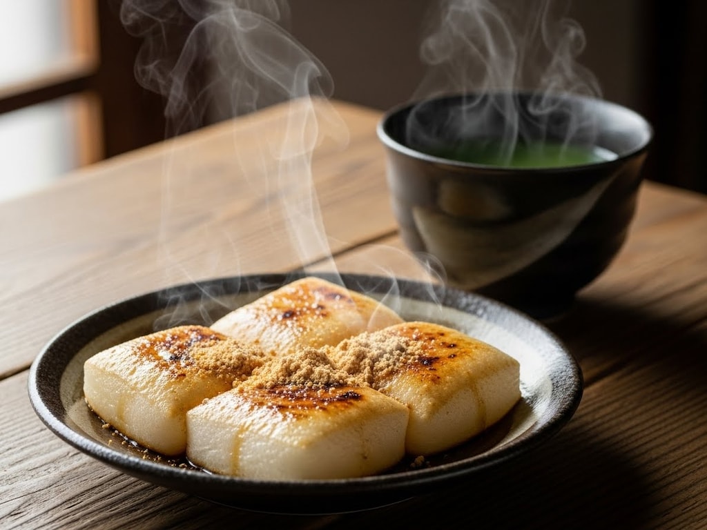 デザートの焼餅