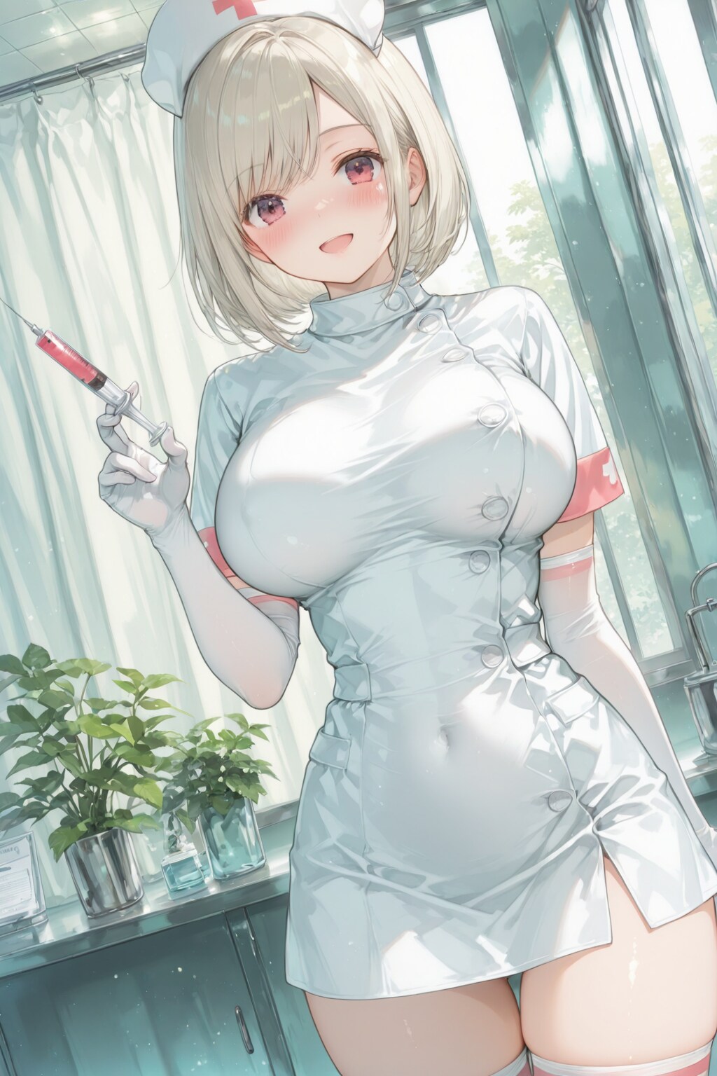 はーい神楽さんお注射の時間ですよ〜 | の人気AIイラスト・グラビア