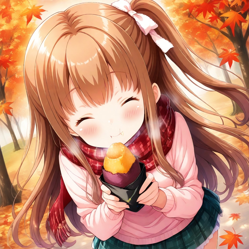 秋の日焼き芋!?朝比奈桃子