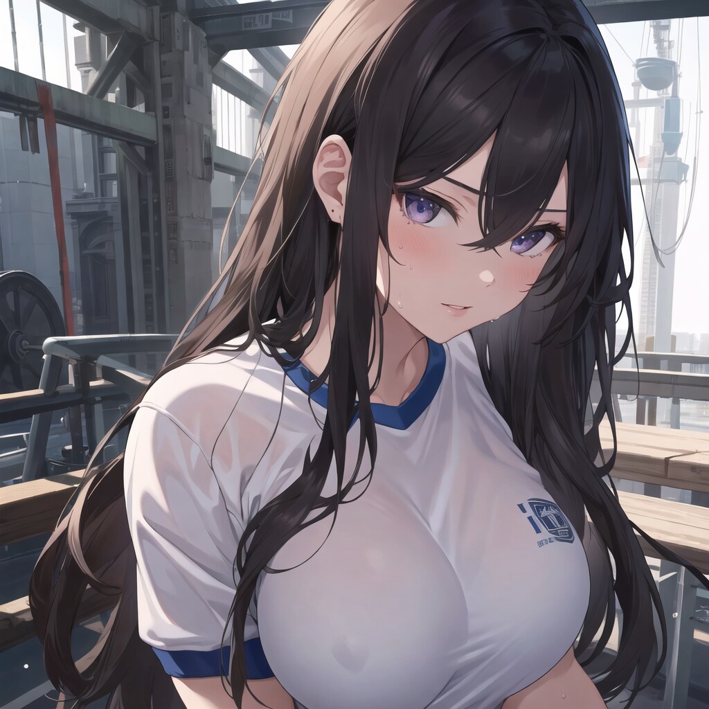 汗かいちゃったから・・・あんまりこっちには・・・