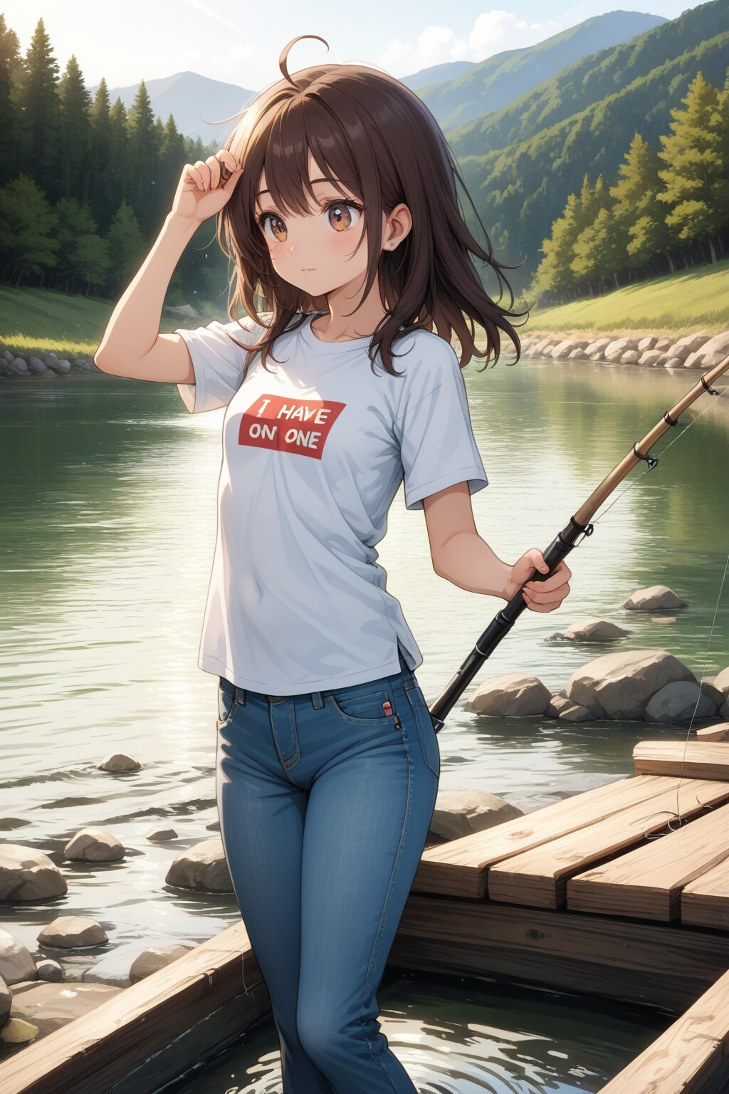 川釣り
