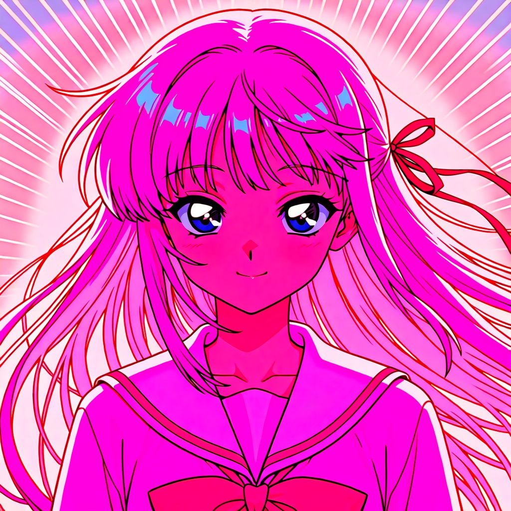 輝く美少女