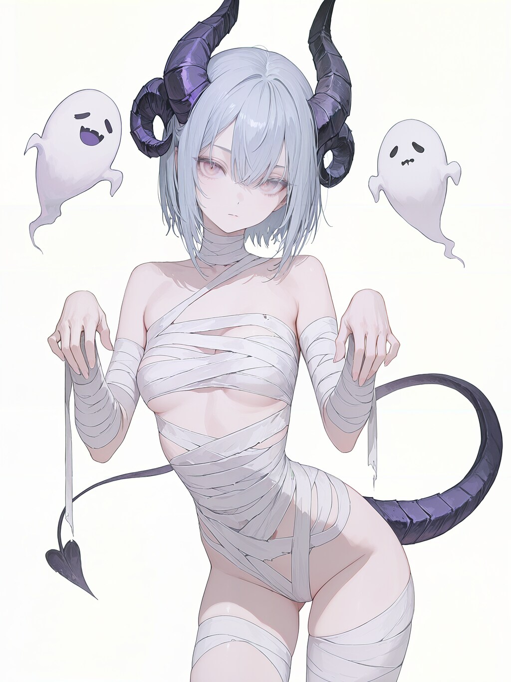 ミイラごっこ中