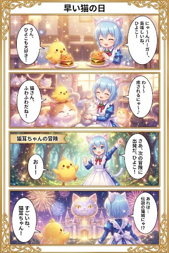 早い猫の日　猫耳ちゃんの冒険