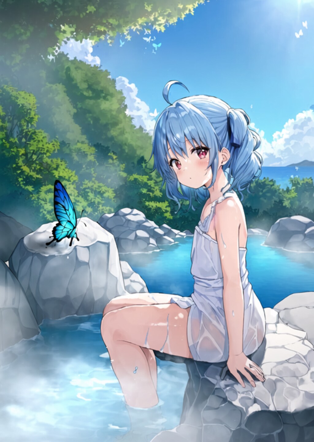とある少女の休息。