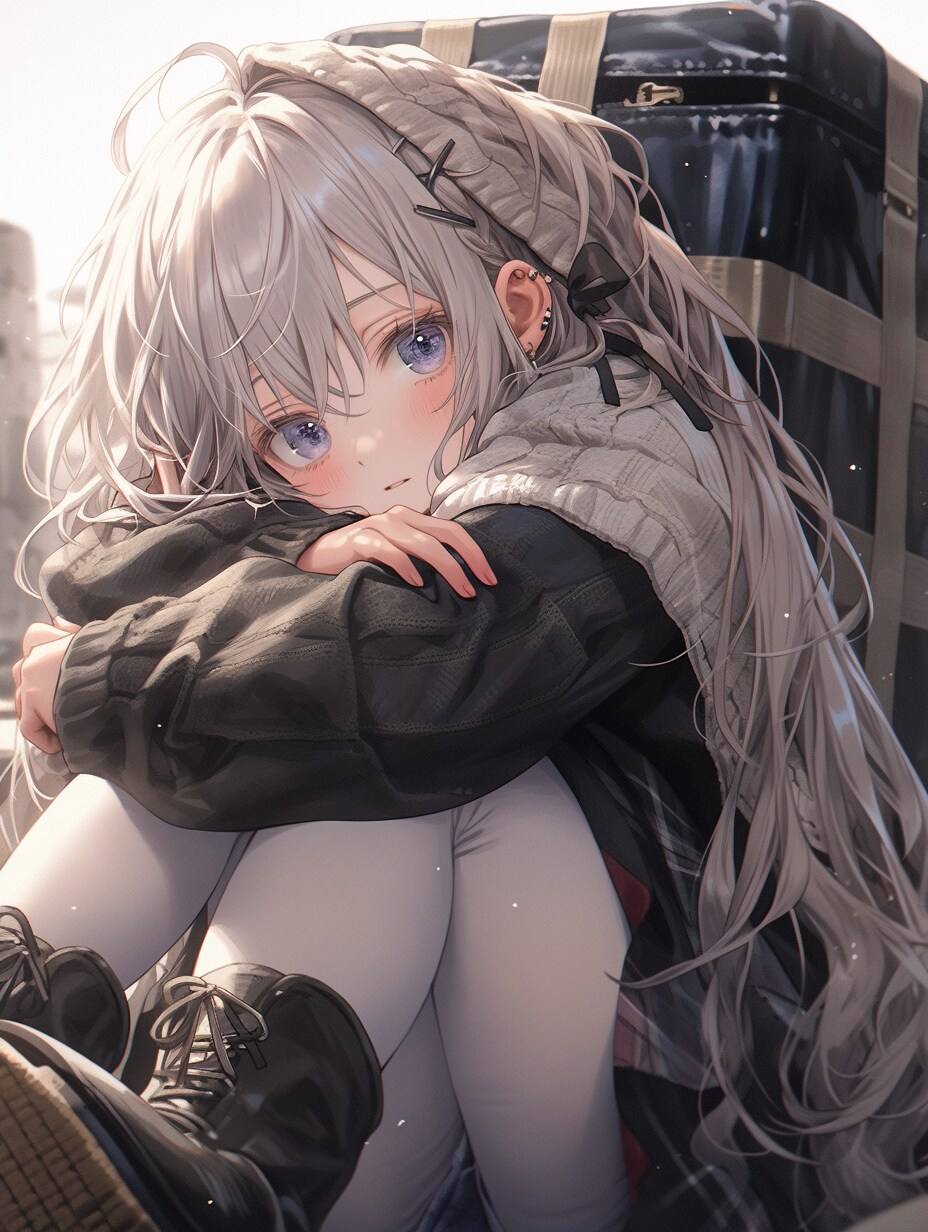女の子 a girl