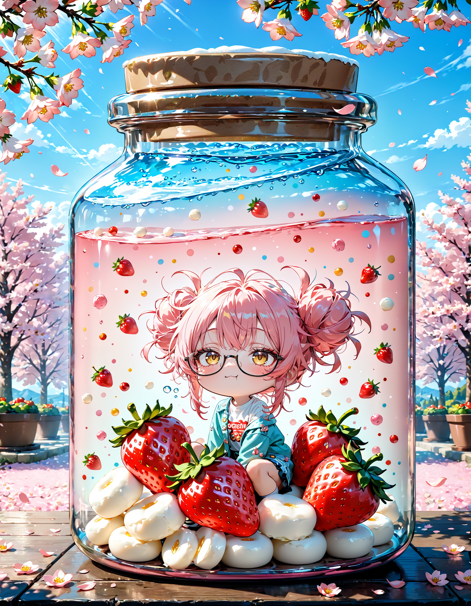 今日は何の日？　いちご大福の日 | の人気AIイラスト・グラビア