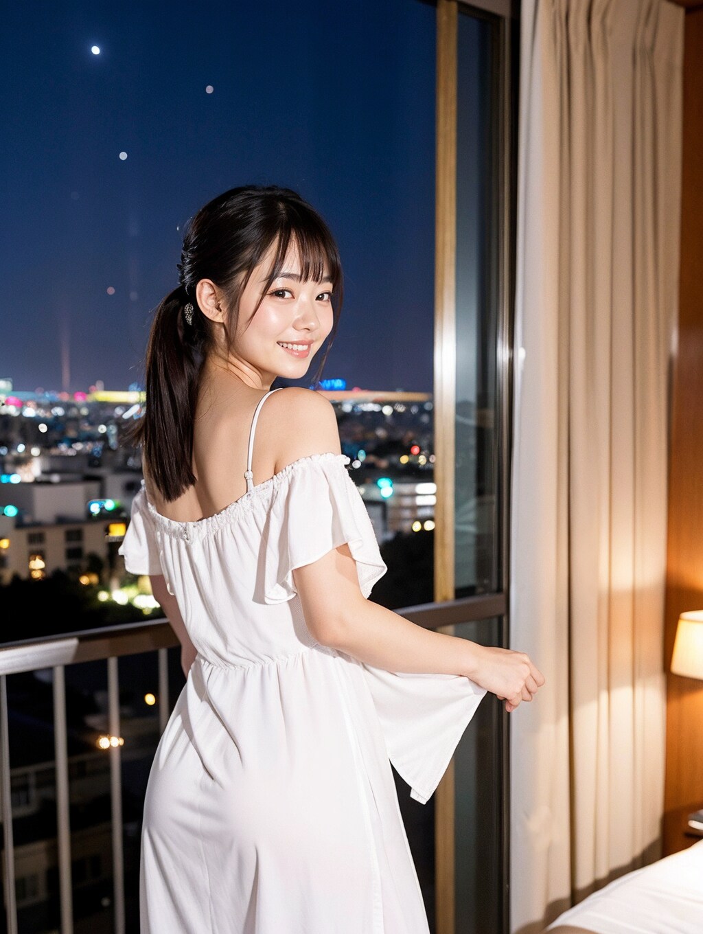 ねぇ見て、外きれい！