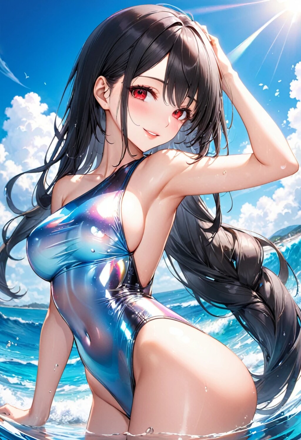 ちちぷい水着コンテスト、夢崎月美