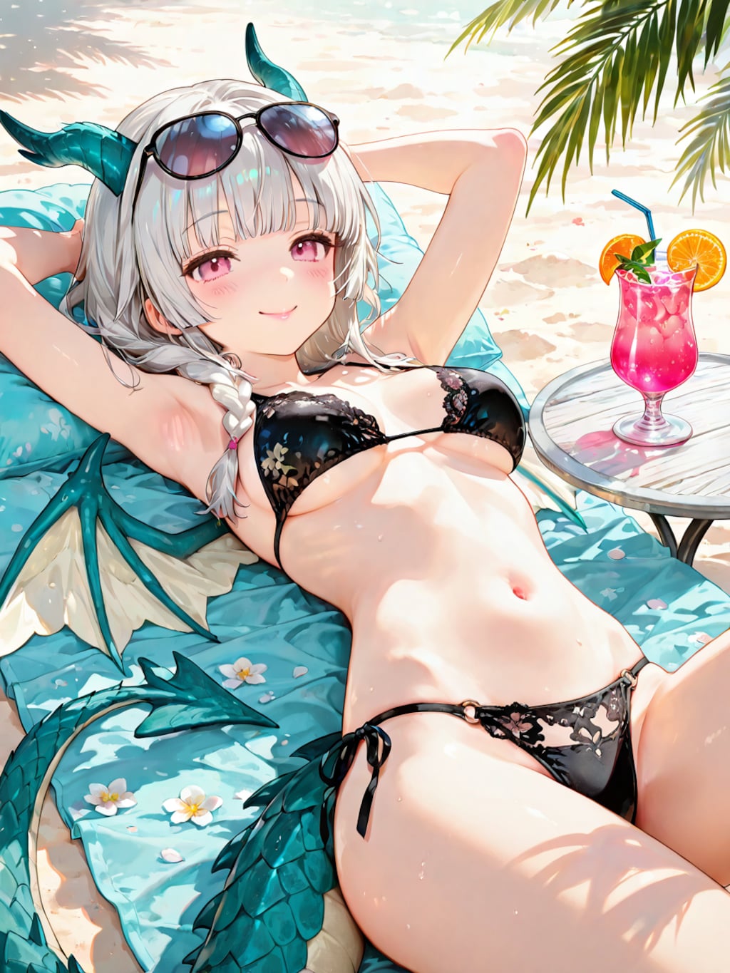 【夢エリ】とある龍魔王国にて【番外編！水着回】