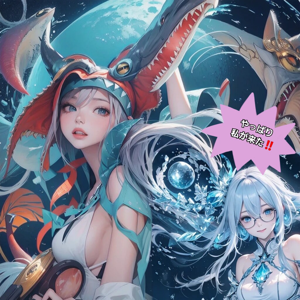 海怖い？大丈夫魔法少女にお任せ✨