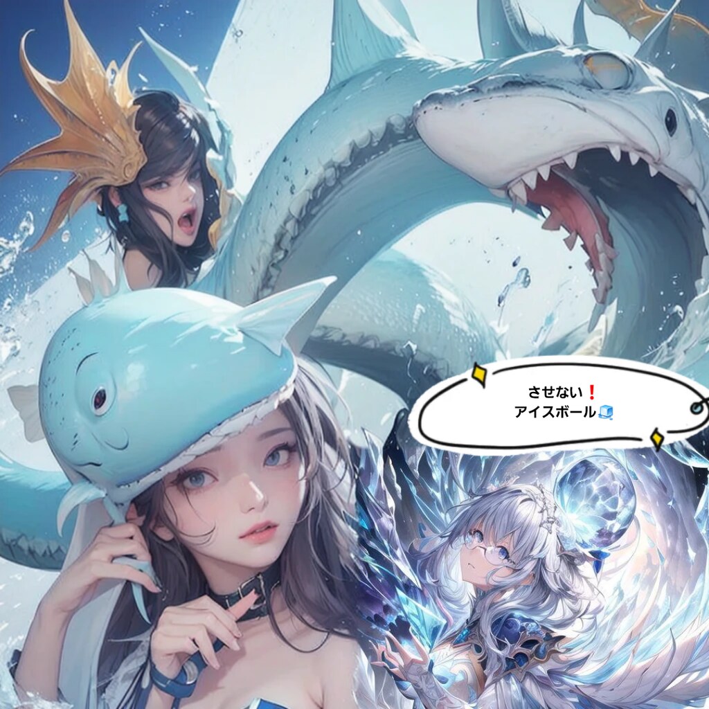 海怖い？大丈夫魔法少女にお任せ✨