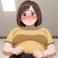 恥ずかしそうにスカートをめくって下から見る人妻のパンティは絶景かな 5枚目