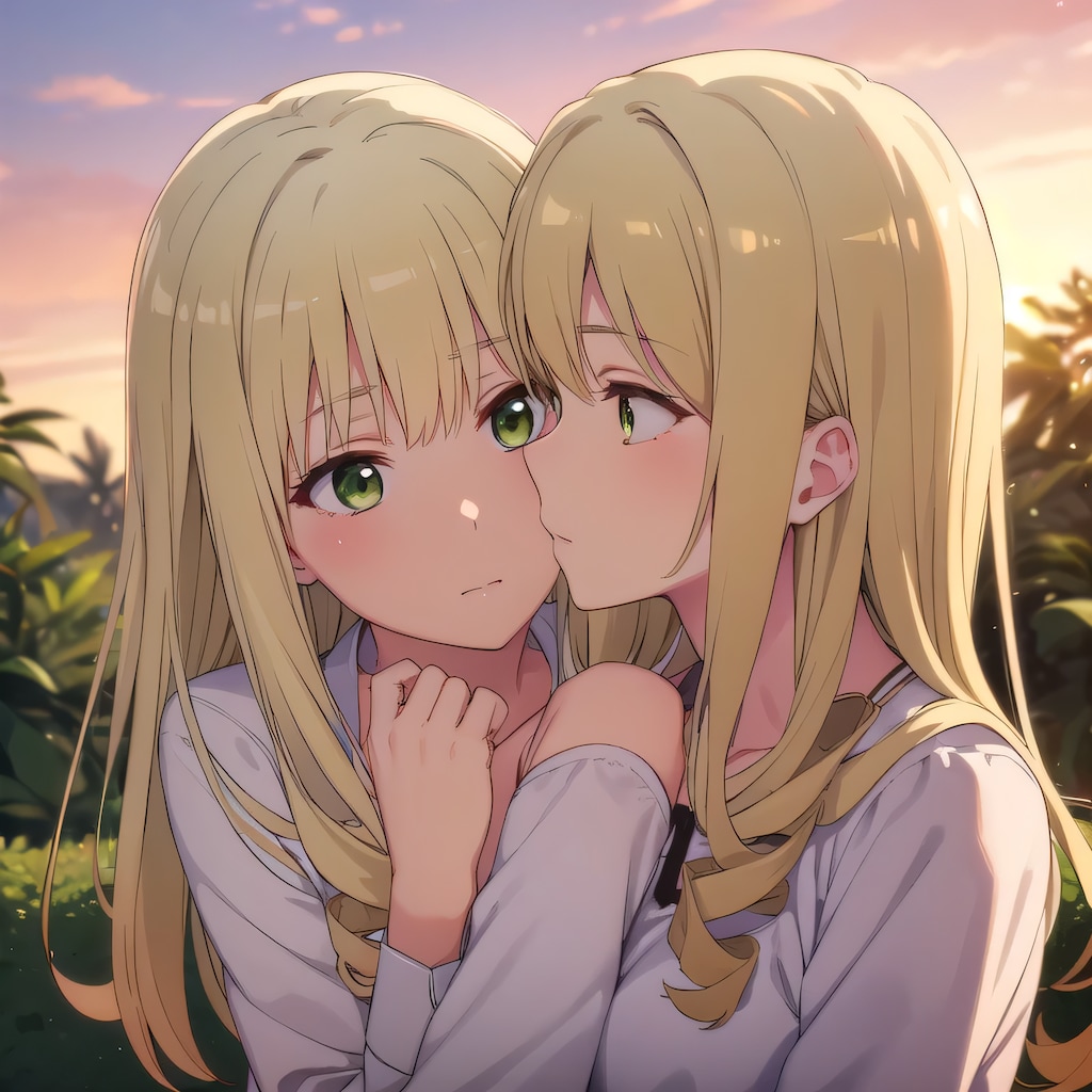 金髪ロングでワンピースの少女９