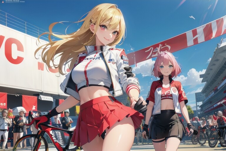 レースクイーンのお姉さん8-2(イラスト編)