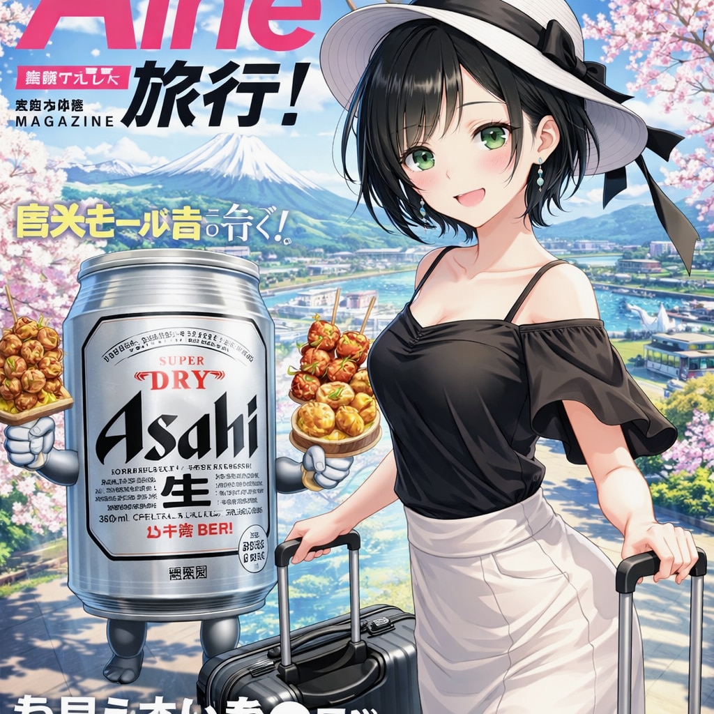 旅行雑誌の藍音ちゃん