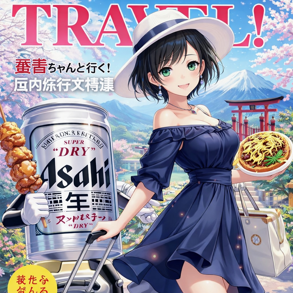 旅行雑誌の藍音ちゃん