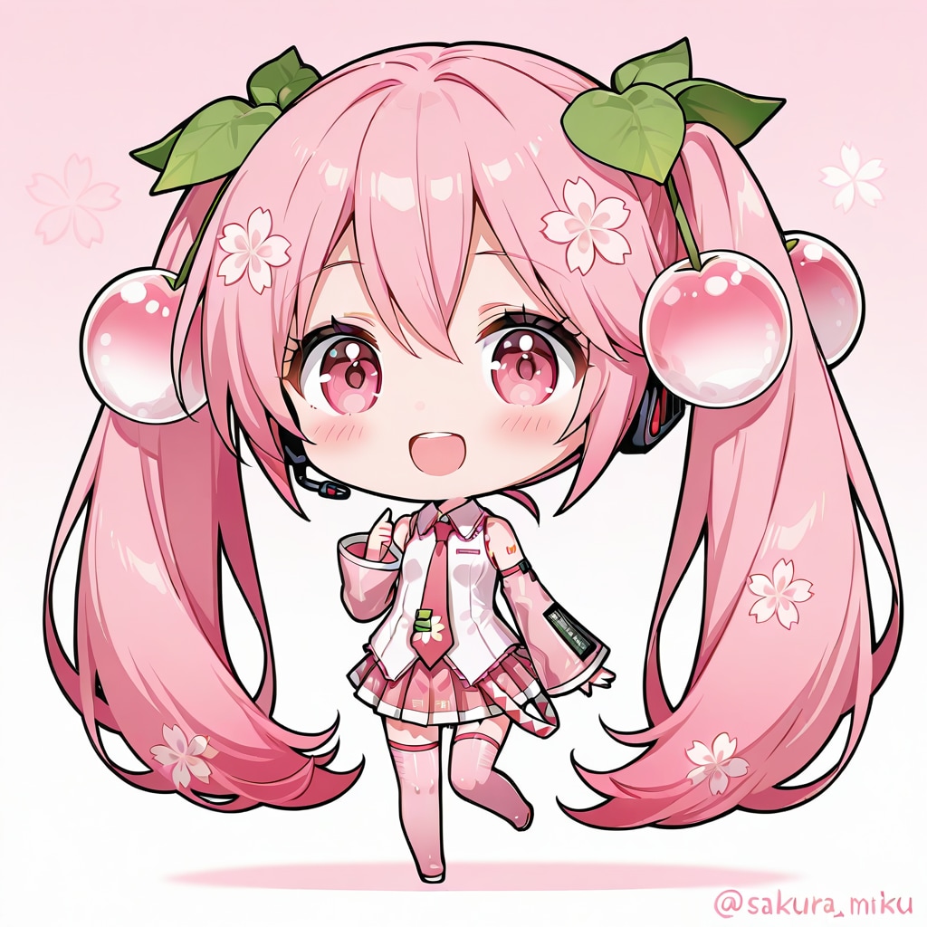 QILIN ちび桜ミク全身ショット