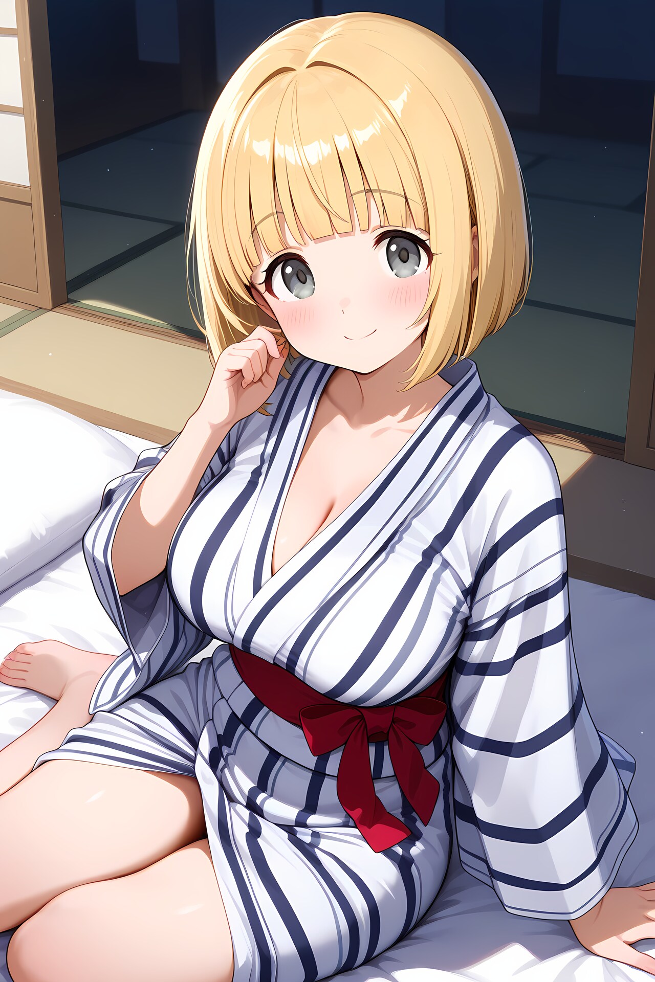 横座り