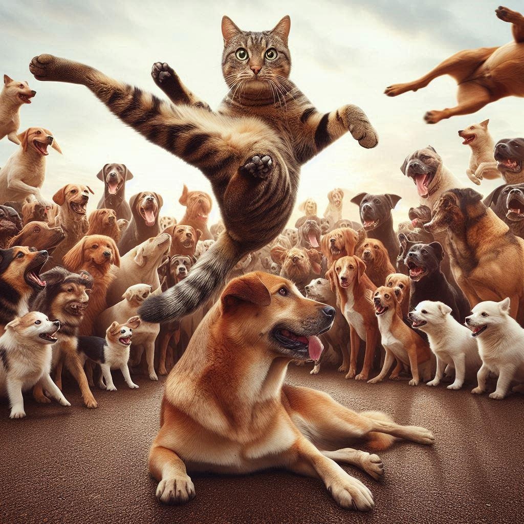 犬の中の王（猫）