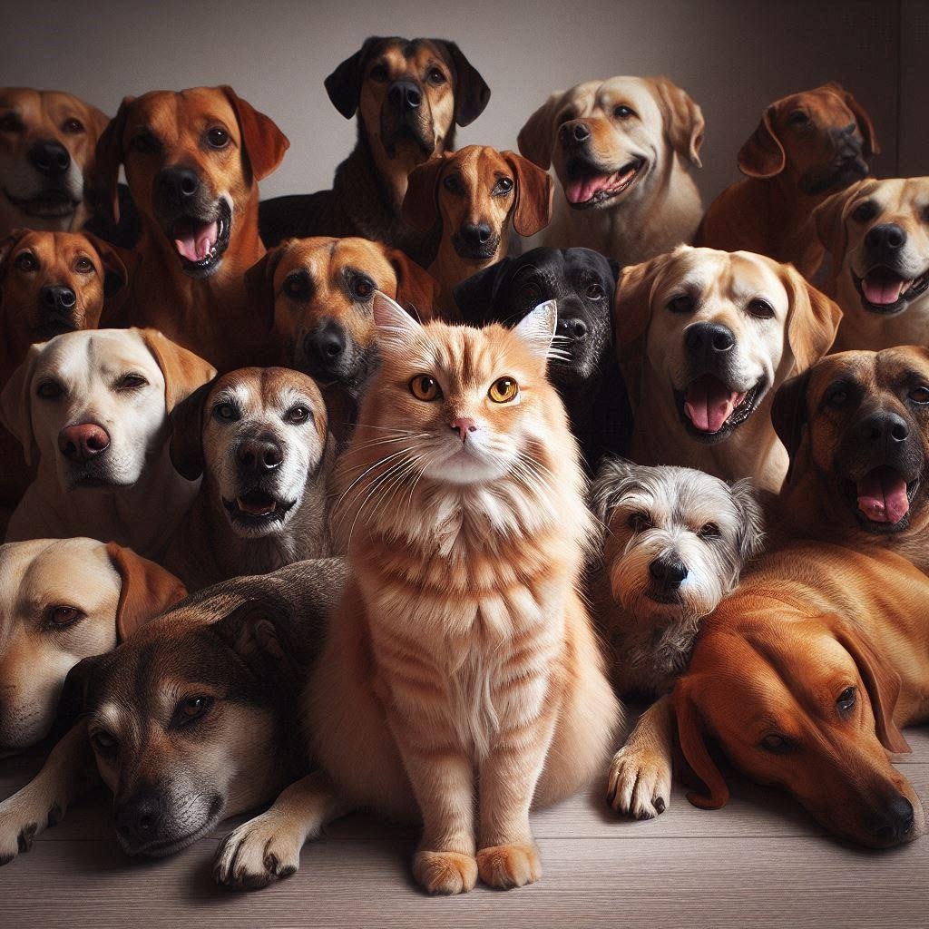 犬の中の王（猫）