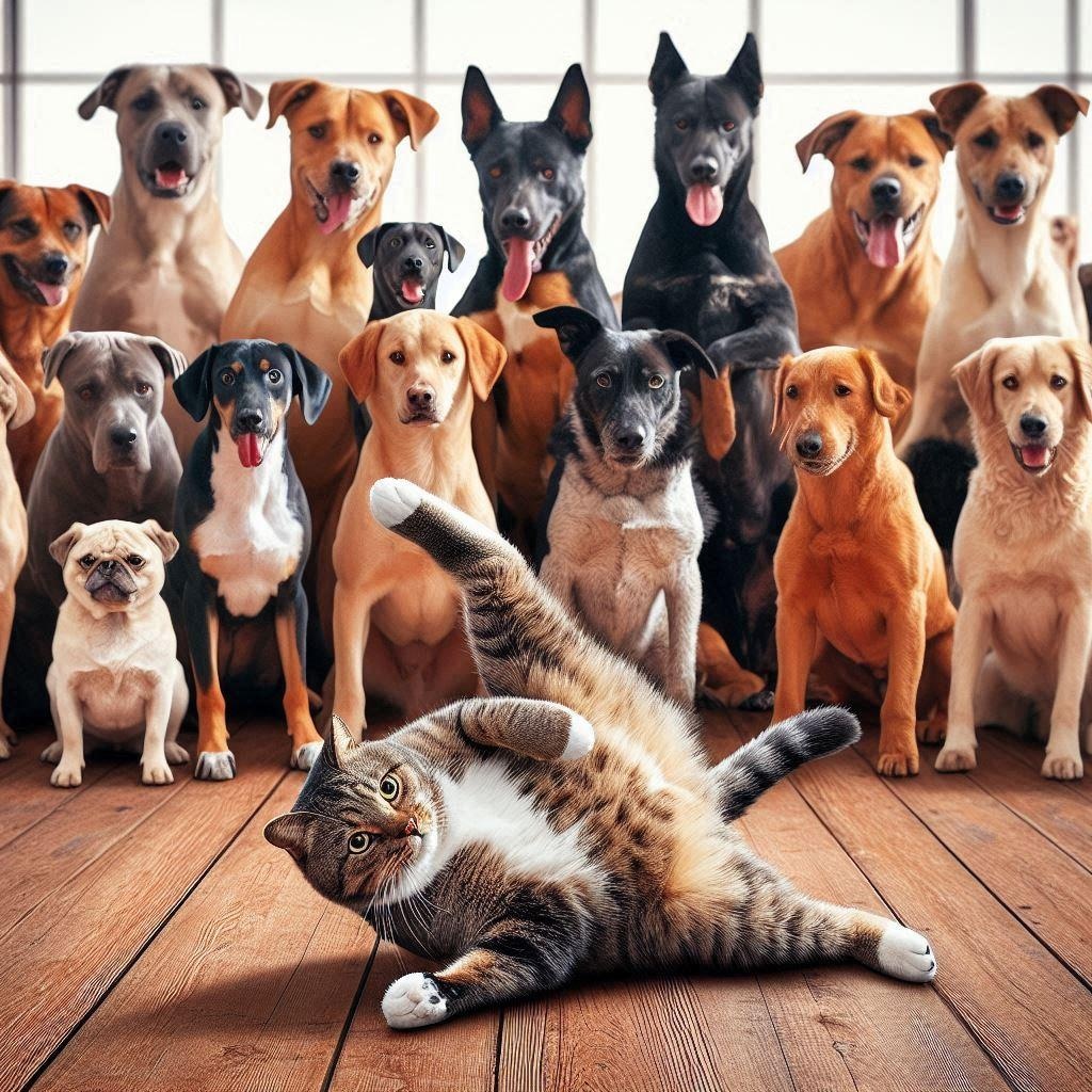 犬の中の王（猫）