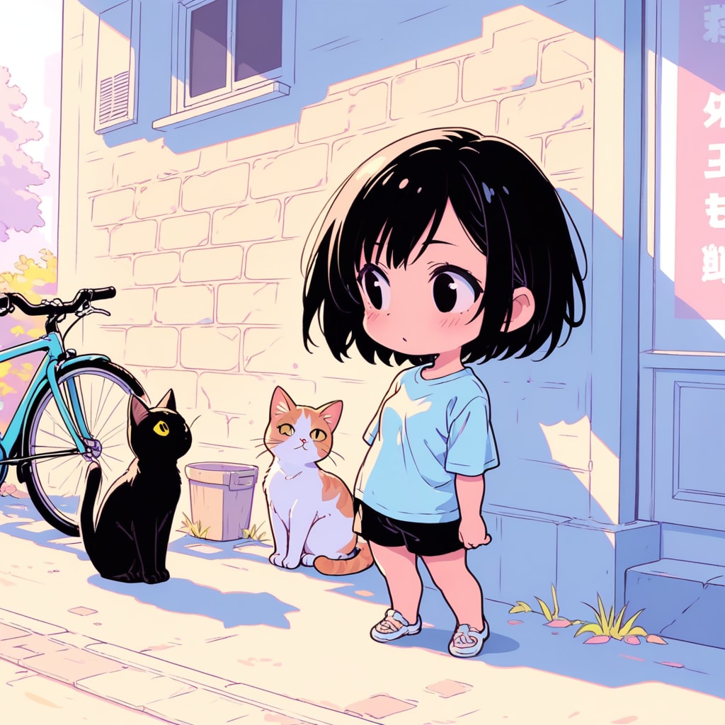 猫と自転車と(LARIMAR)