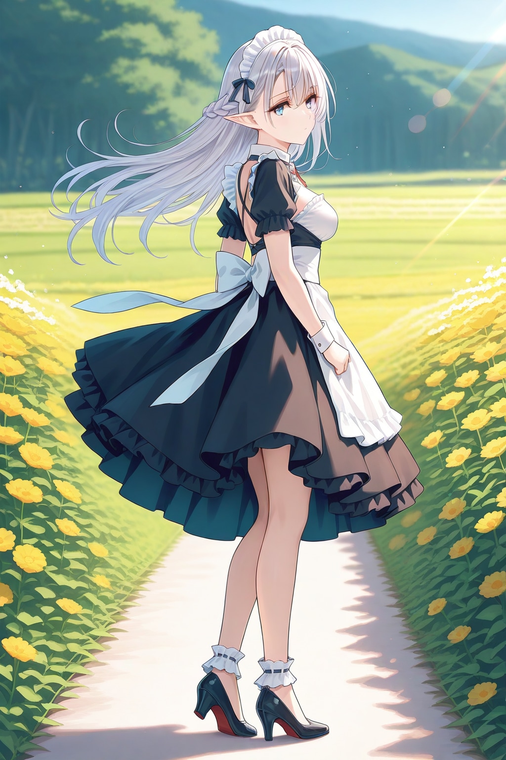 エルフのメイド