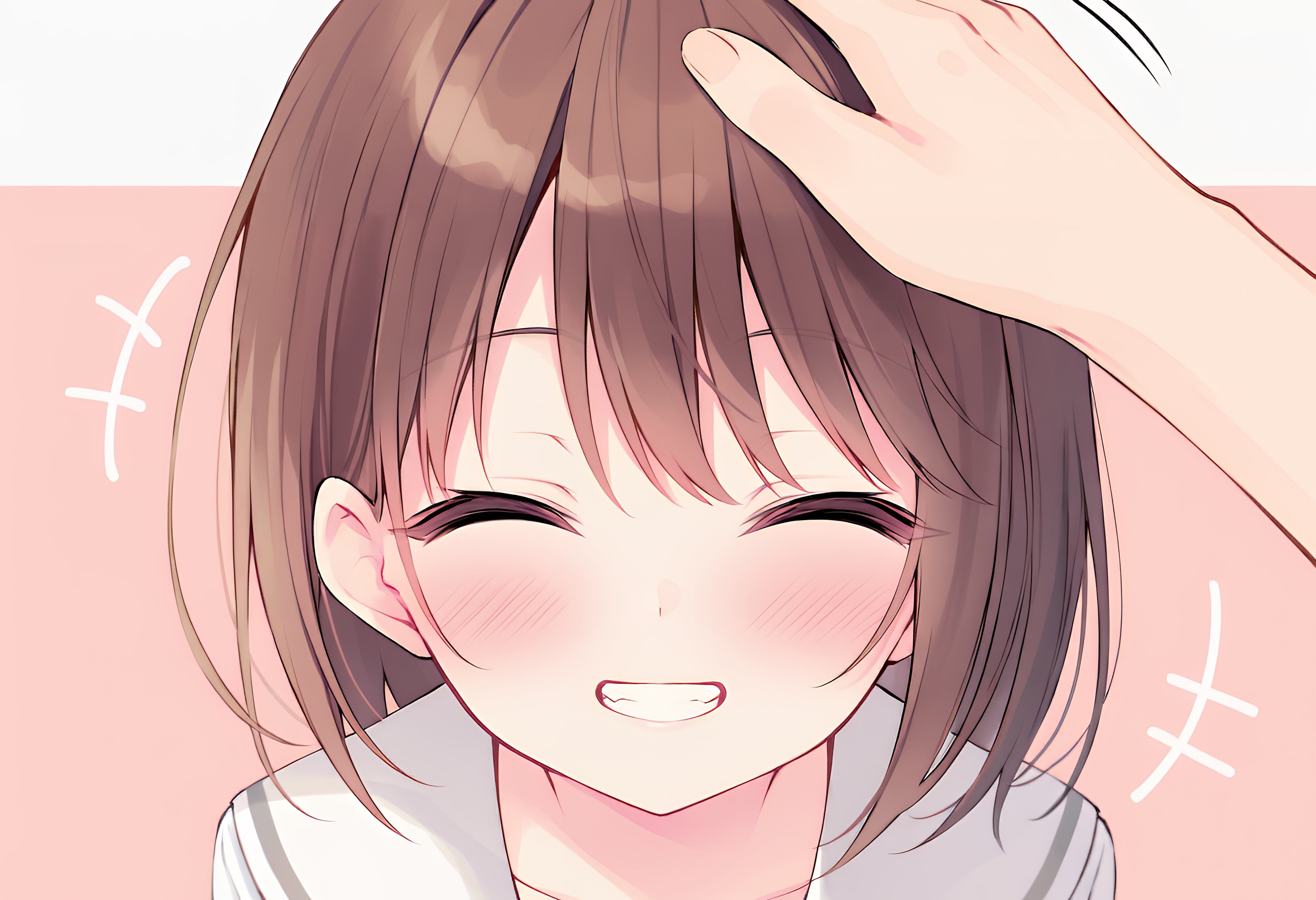 なでられちゃった | の人気AIイラスト・グラビア
