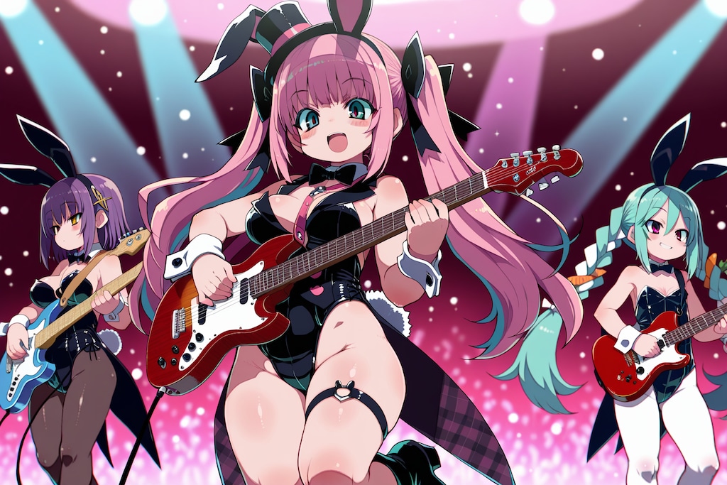 バニーガール♪バンド③♪（QILIN版）