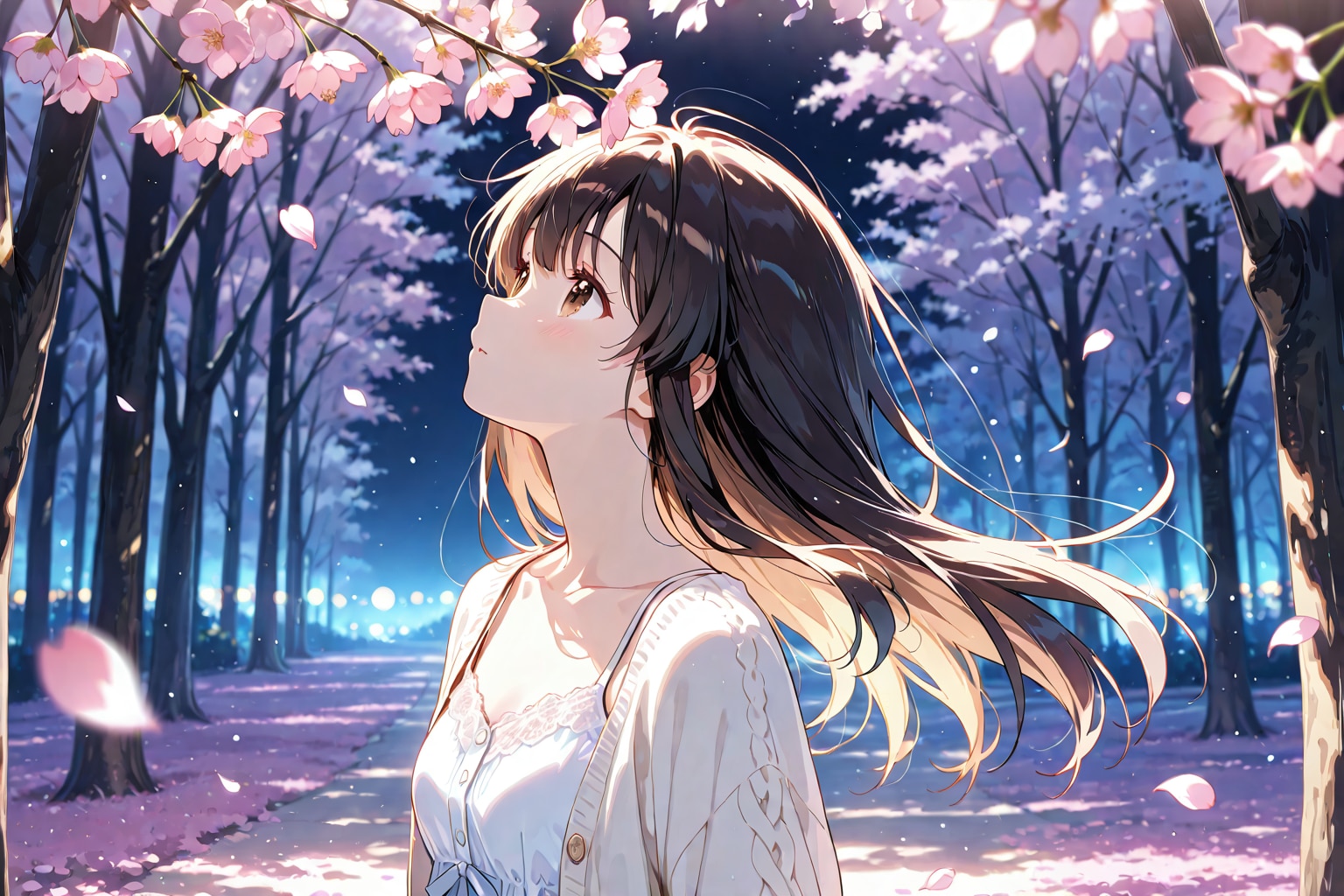 桜を見上げて(BONSAI)(4) | の人気AIイラスト・グラビア