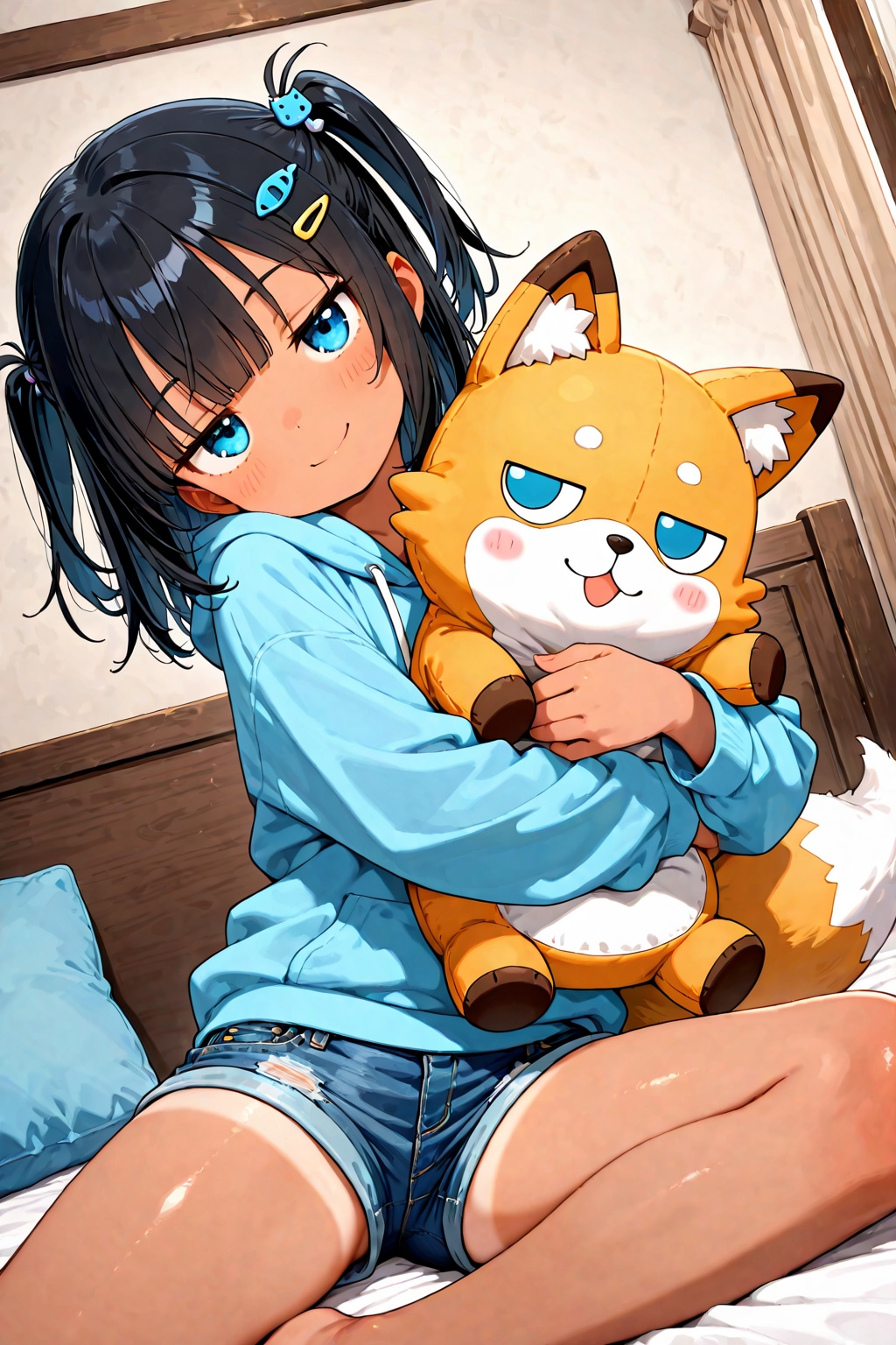 白狐さんに貰った🦊のぬいぐるみ