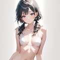 【Nude】陽菜 | White Bikini 01 3枚目