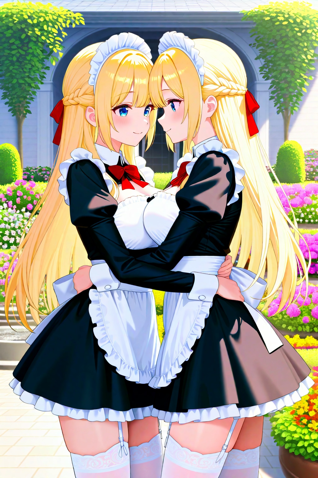 金髪の双子メイド