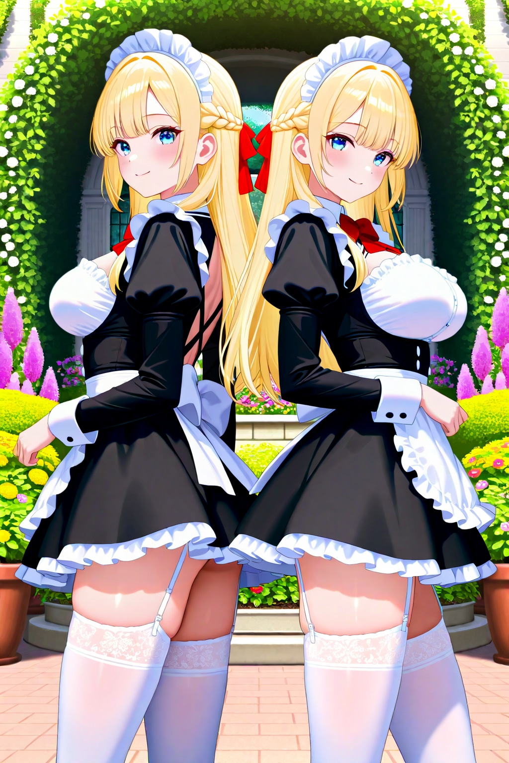 金髪の双子メイド