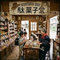 西部劇っぽい駄菓子屋 9枚目