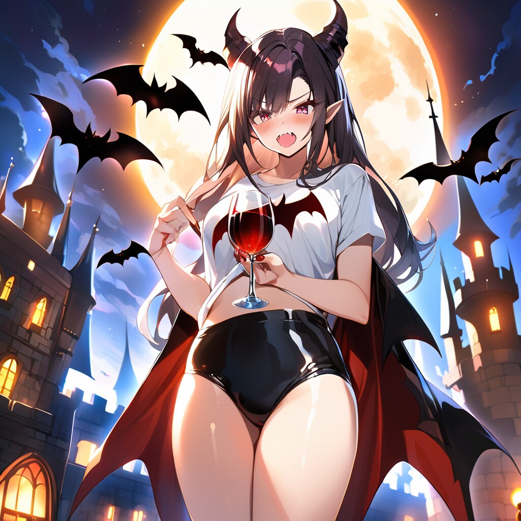 ヴァンパイアさんのブルマとふともも