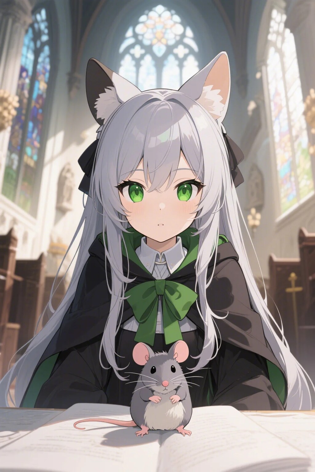 ステラちゃんとネズミ