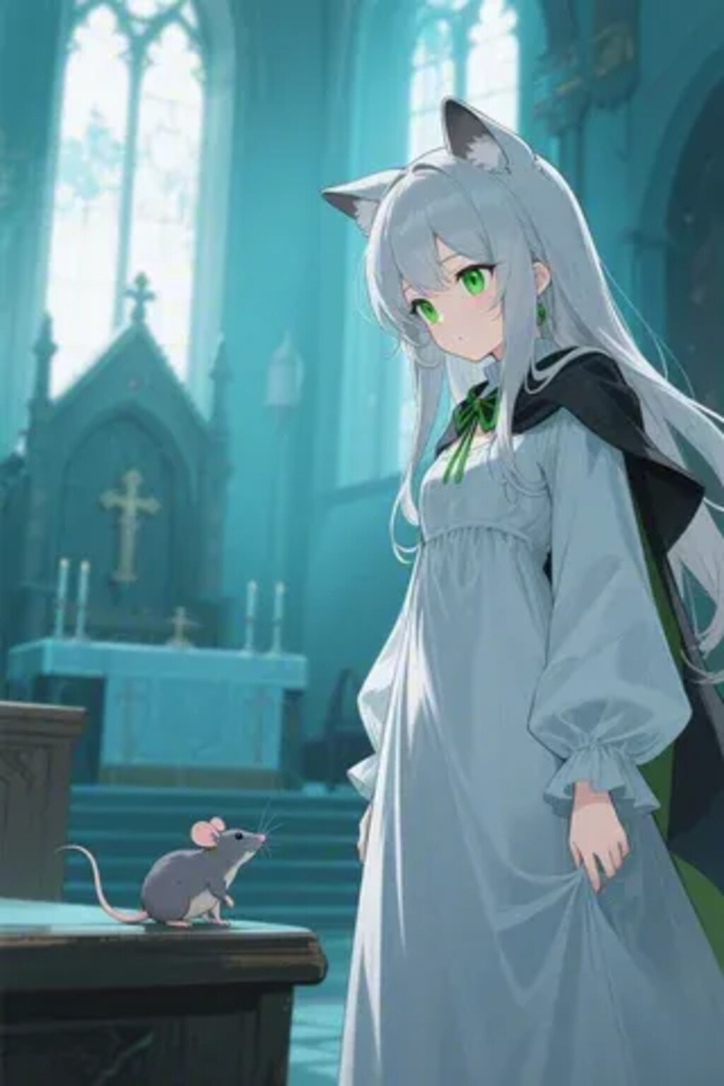 ステラちゃんとネズミ