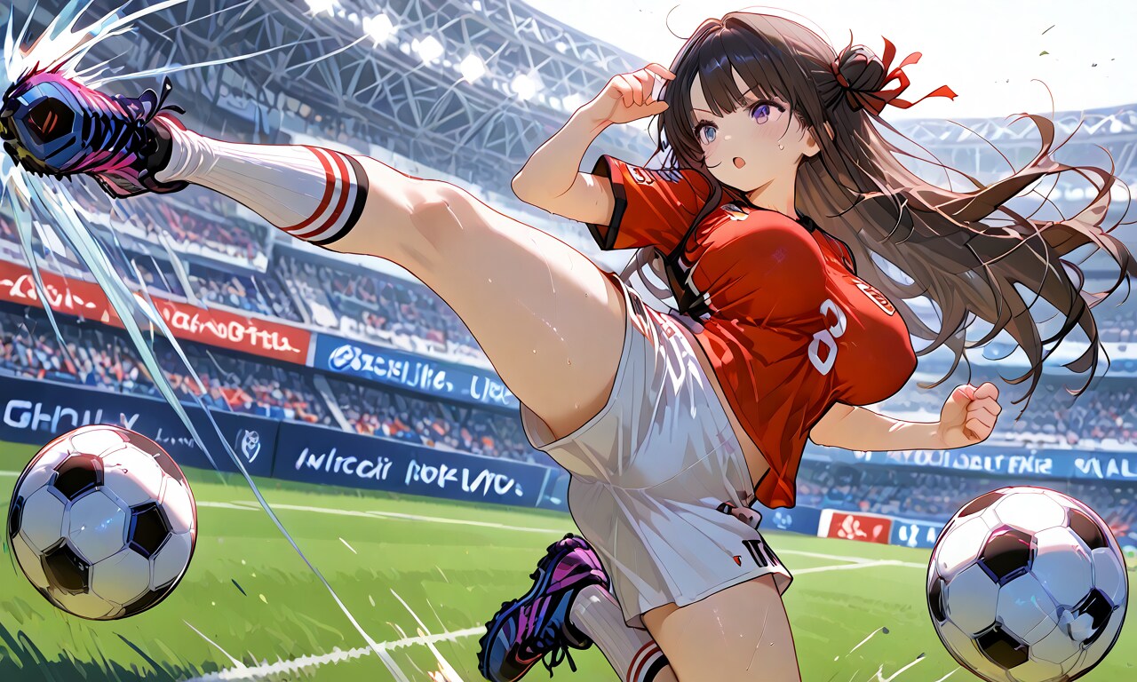 蹴りを入れて
