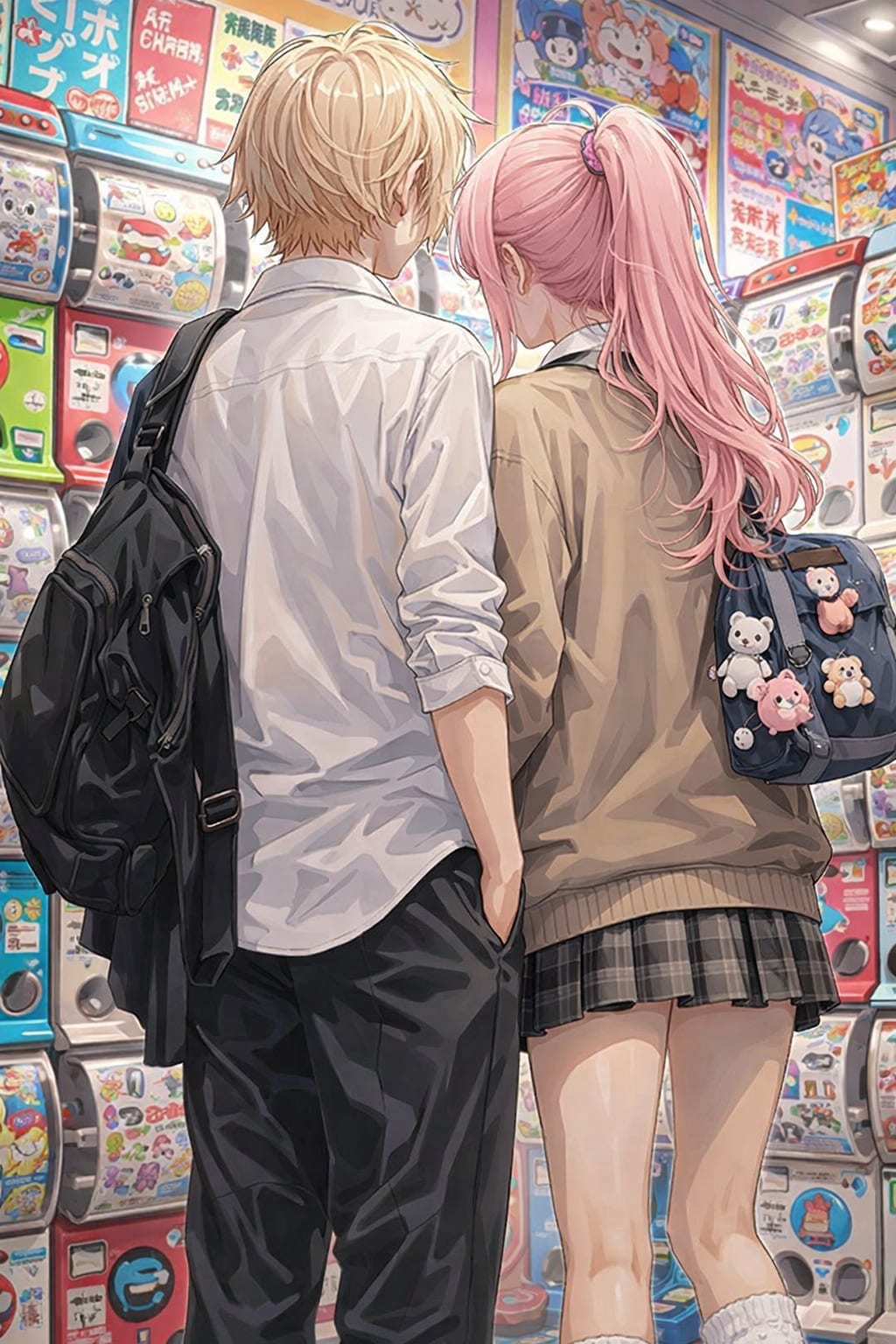 がちゃがちゃデート。 | の人気AIイラスト・グラビア