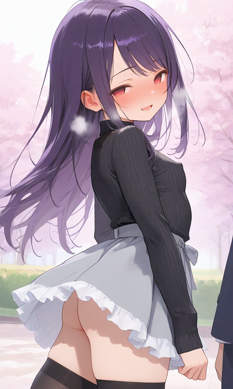 露出少女
