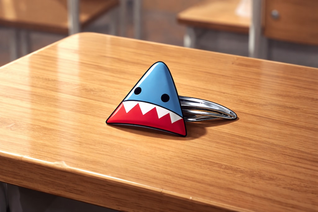 ゆるサメヘアピン